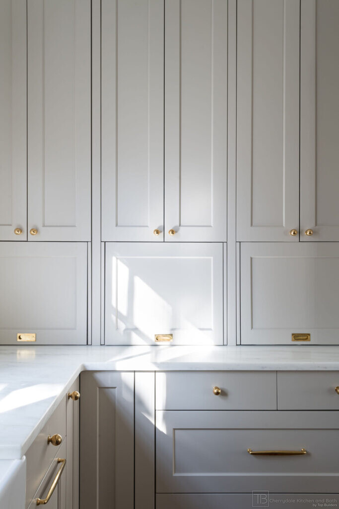Shaker and Oak – white and white oak farmhouse kitchen remodel by Cherrydale Kitchen and Bath by Top Builders (photo 21)