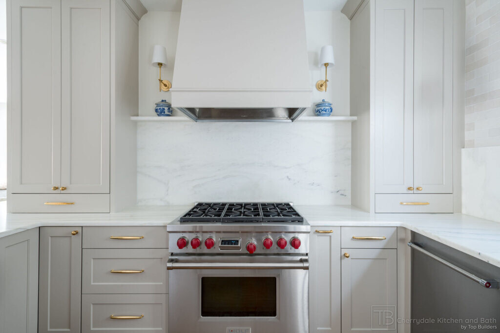 Shaker and Oak – white and white oak farmhouse kitchen remodel by Cherrydale Kitchen and Bath by Top Builders (photo 29)