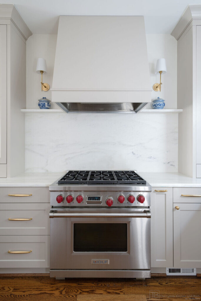 Shaker and Oak – white and white oak farmhouse kitchen remodel by Cherrydale Kitchen and Bath by Top Builders (photo 19)