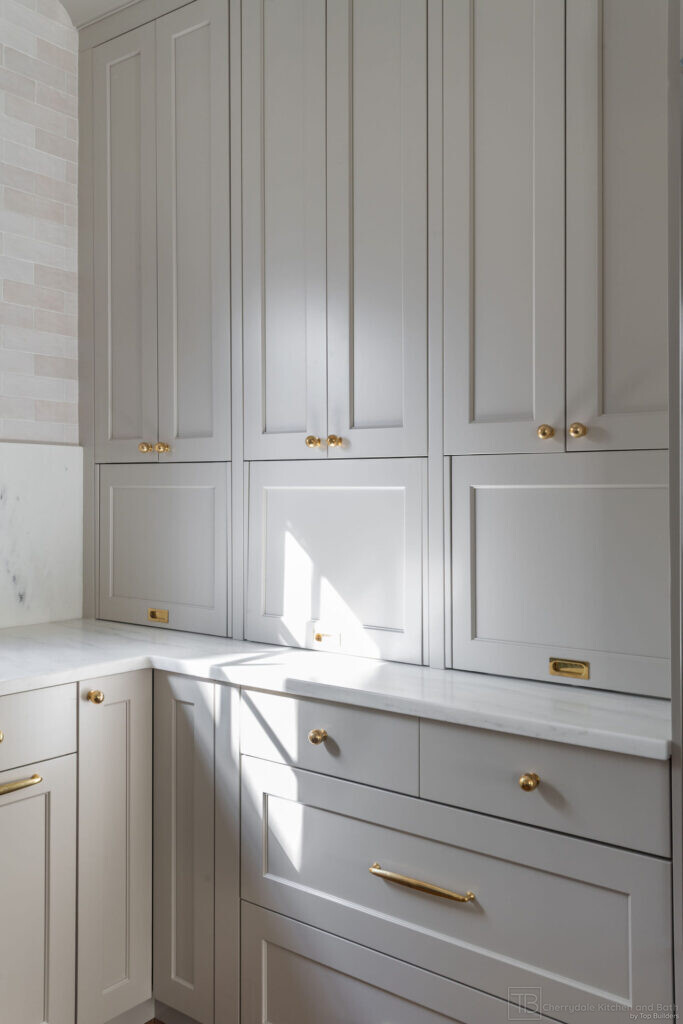 Shaker and Oak – white and white oak farmhouse kitchen remodel by Cherrydale Kitchen and Bath by Top Builders (photo 12)