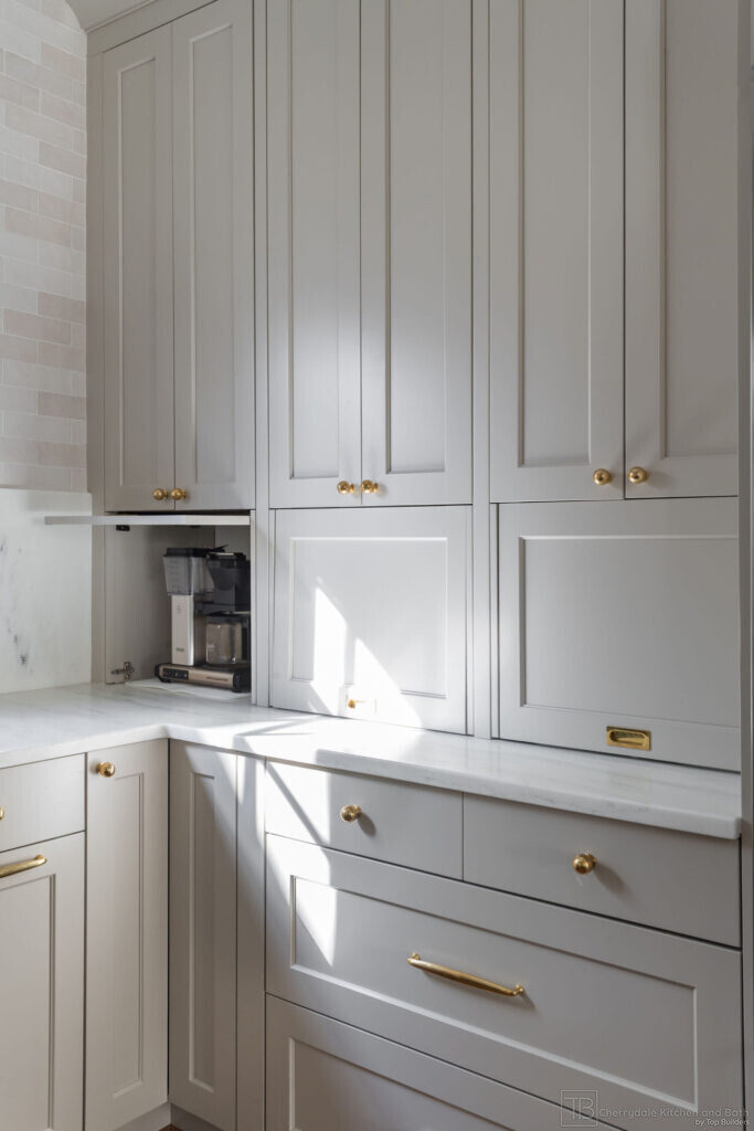 Shaker and Oak – white and white oak farmhouse kitchen remodel by Cherrydale Kitchen and Bath by Top Builders (photo 13)