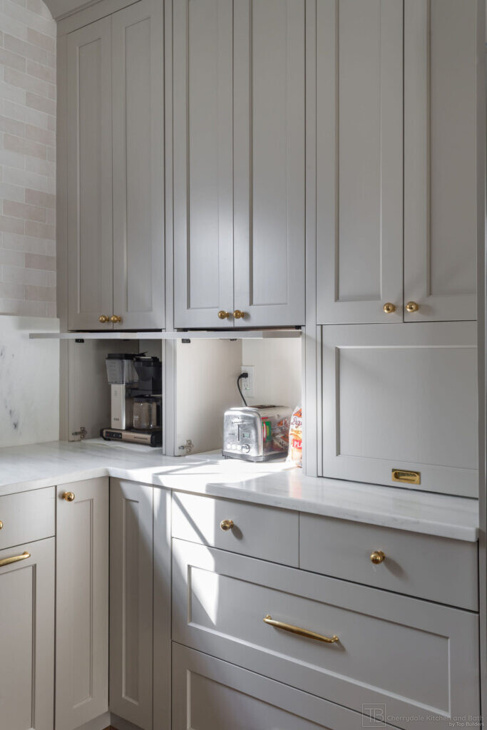 Shaker and Oak – white and white oak farmhouse kitchen remodel by Cherrydale Kitchen and Bath by Top Builders (photo 14)