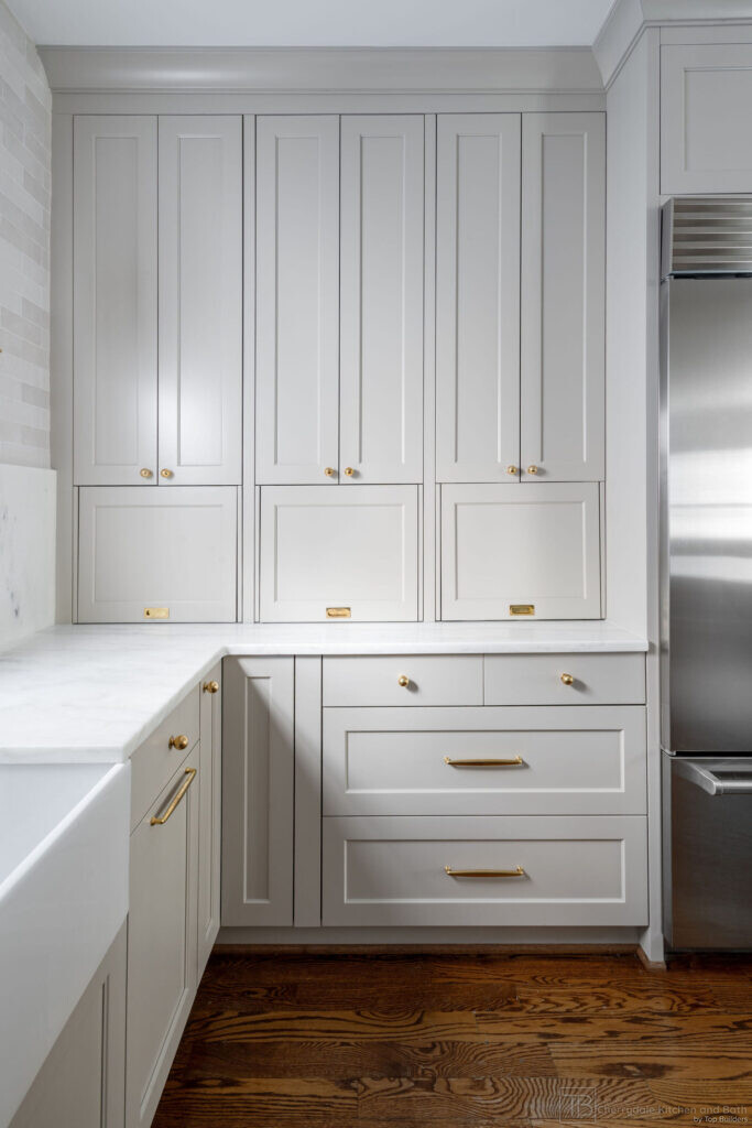 Shaker and Oak – white and white oak farmhouse kitchen remodel by Cherrydale Kitchen and Bath by Top Builders (photo 11)