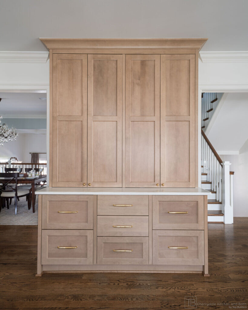 Shaker and Oak – white and white oak farmhouse kitchen remodel by Cherrydale Kitchen and Bath by Top Builders (photo 8)